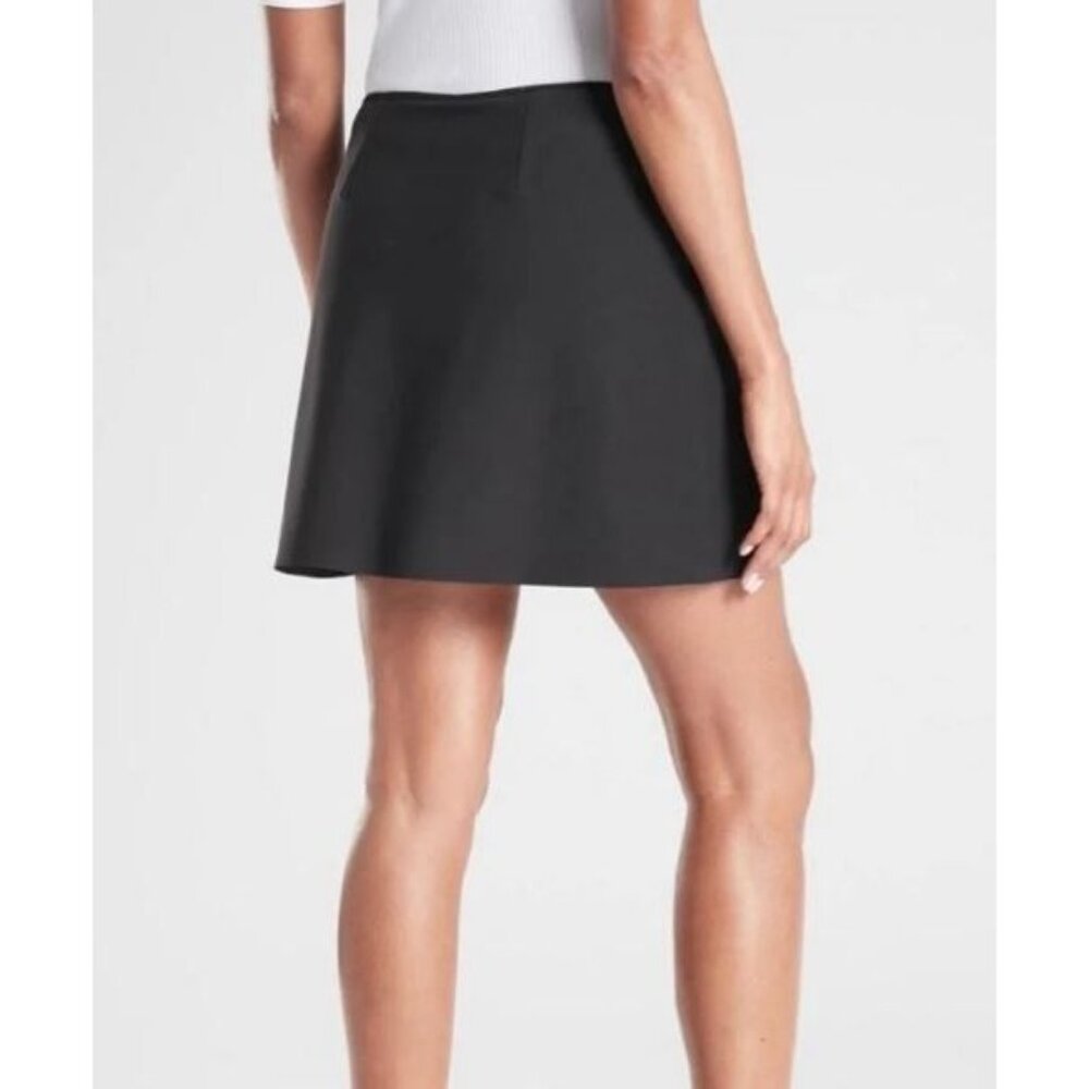 NWOT Athleta Women's Stellar Skort Black Skirt Zipper Size Large 1292 - Picture 5 of 12